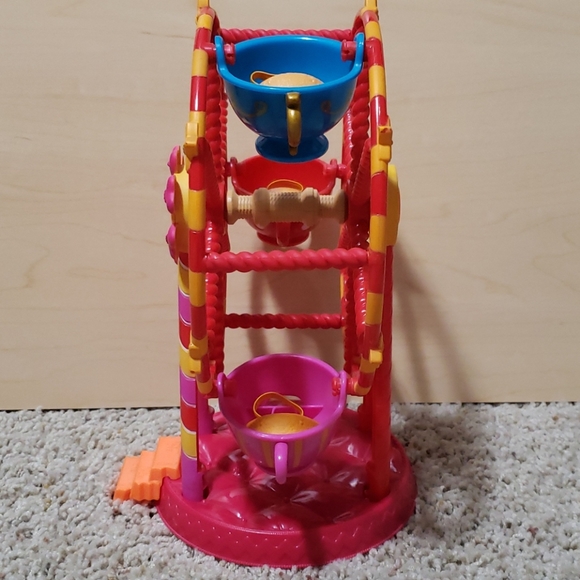 RARE Mini Lalaloopsy Peanuts Big Top Spinning Ferris Wheel - Picture 6 of 9